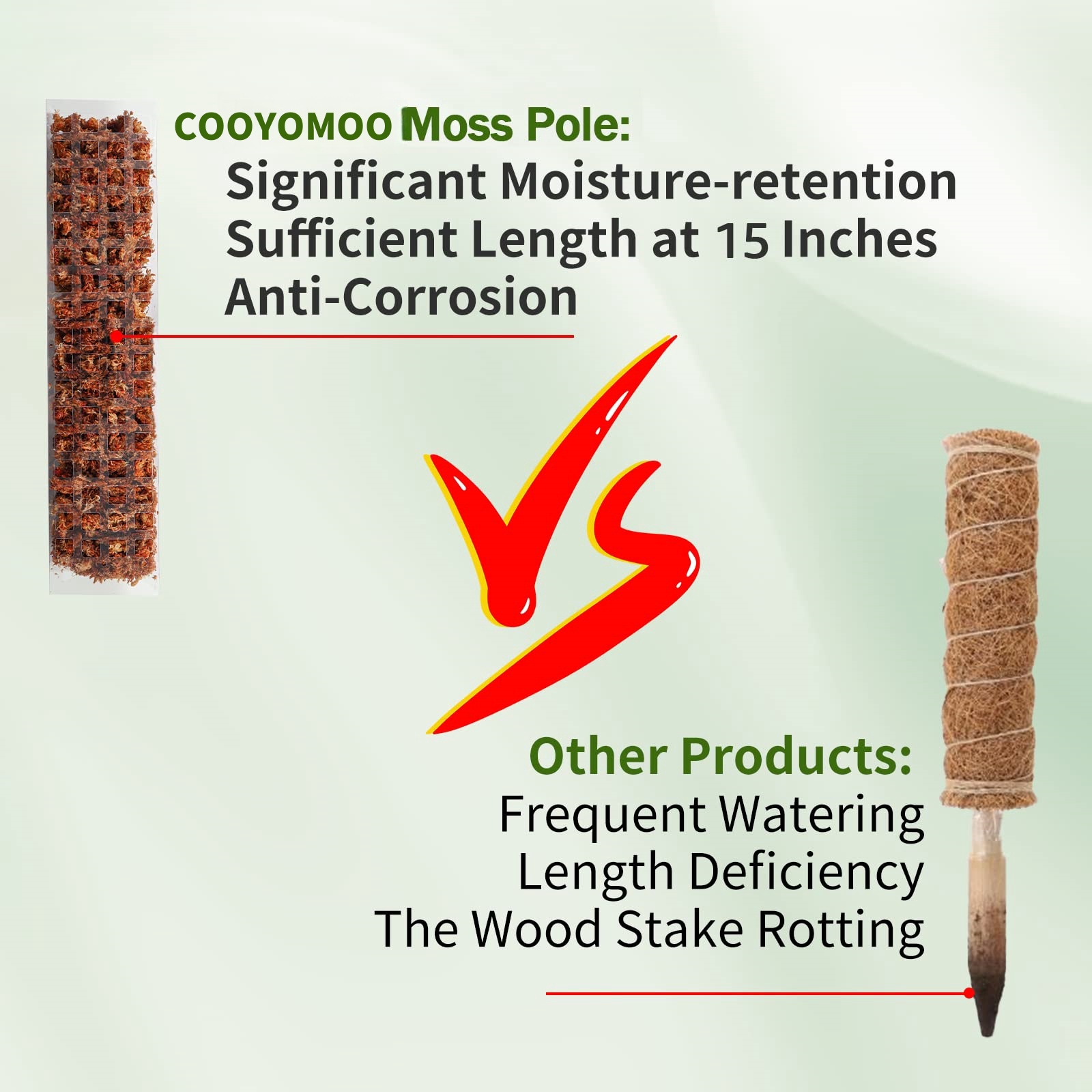 Moss Poles Plants Plant Suppor - огляд і ціна Sphagnum Moss Dry