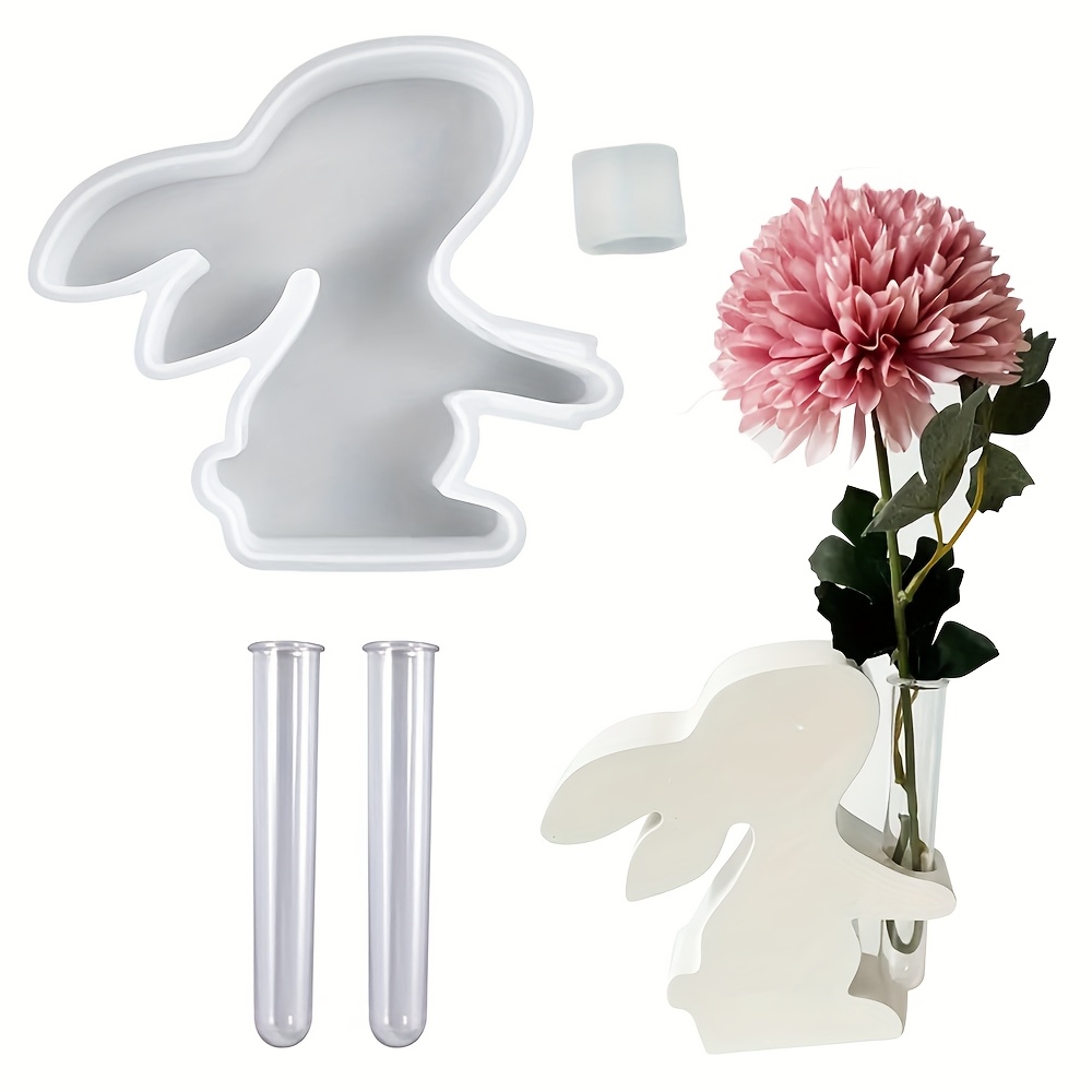 4pcs/set Easter Bunny Silicone - огляд і ціна Propagation Station Vase