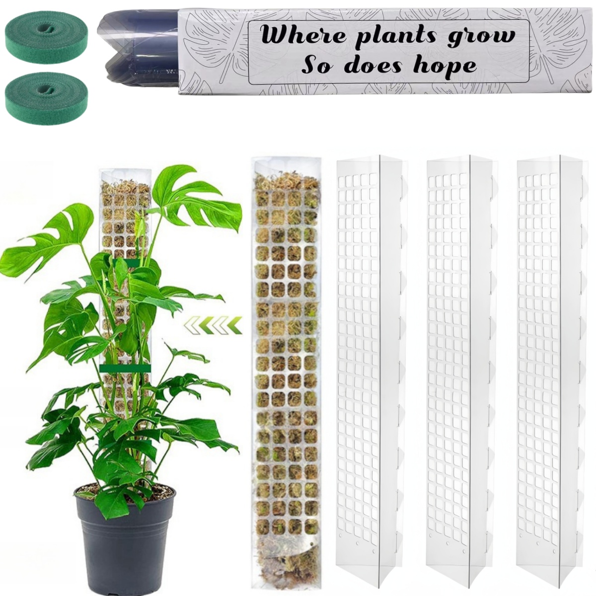 Moss Pole Plastic Plant Stand  - огляд і ціна Sphagnum Moss Dry