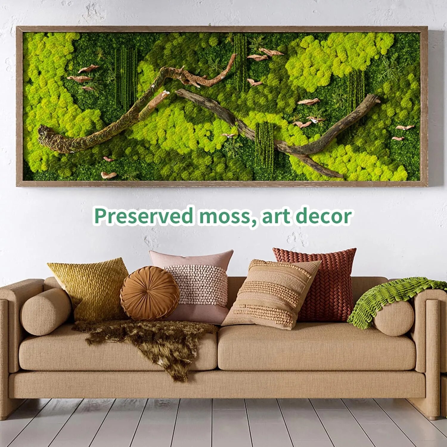 Artificial Green Plants Eterna - огляд і ціна Sphagnum Moss Dry