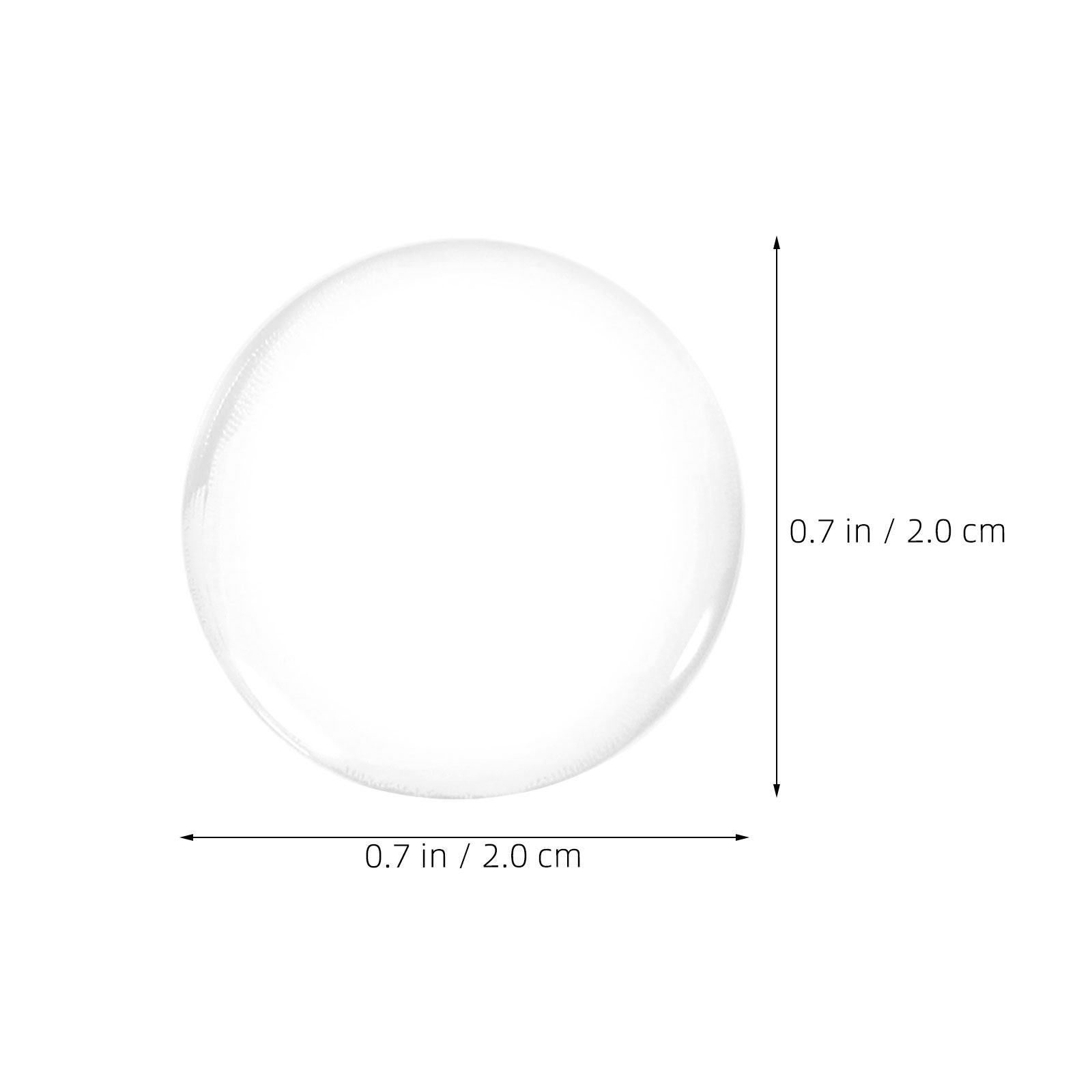 40Pcs Clear Round Epoxy Dome S - огляд і ціна Plastic Dome Clear