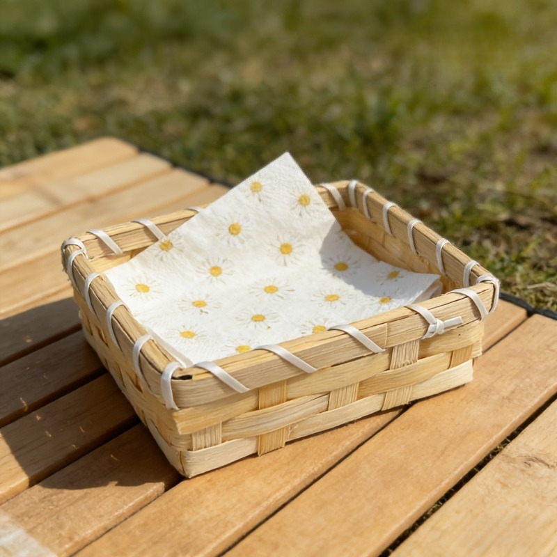 Handwoven Bamboo Napkin Basket - огляд і ціна Agar Tissue Culture
