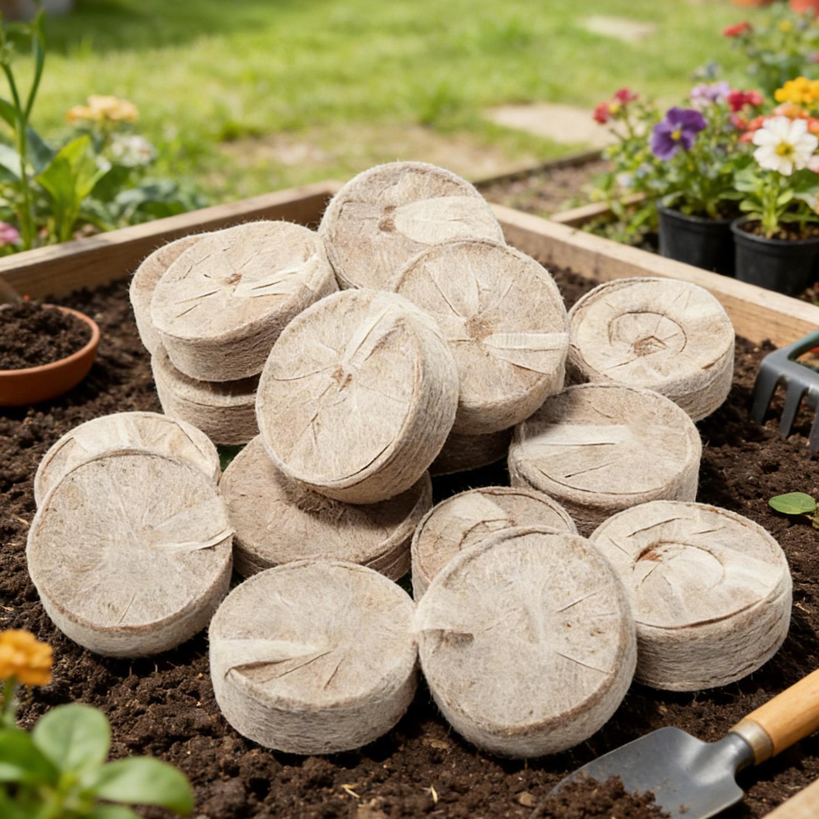 100 Piece Potting Mix Trays 30 - огляд і ціна Peat Pellet Tray