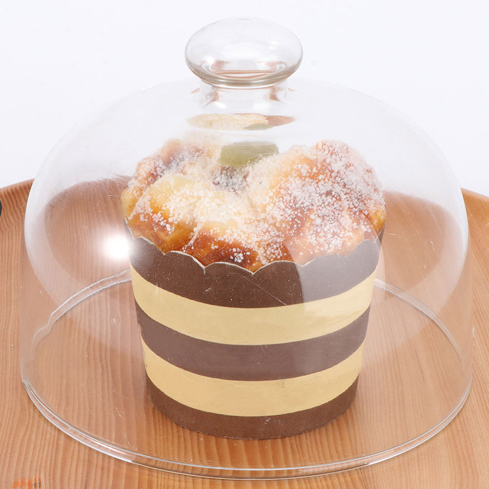 2Pcs Transparent Glass Cake Do - огляд і ціна Plastic Dome Clear