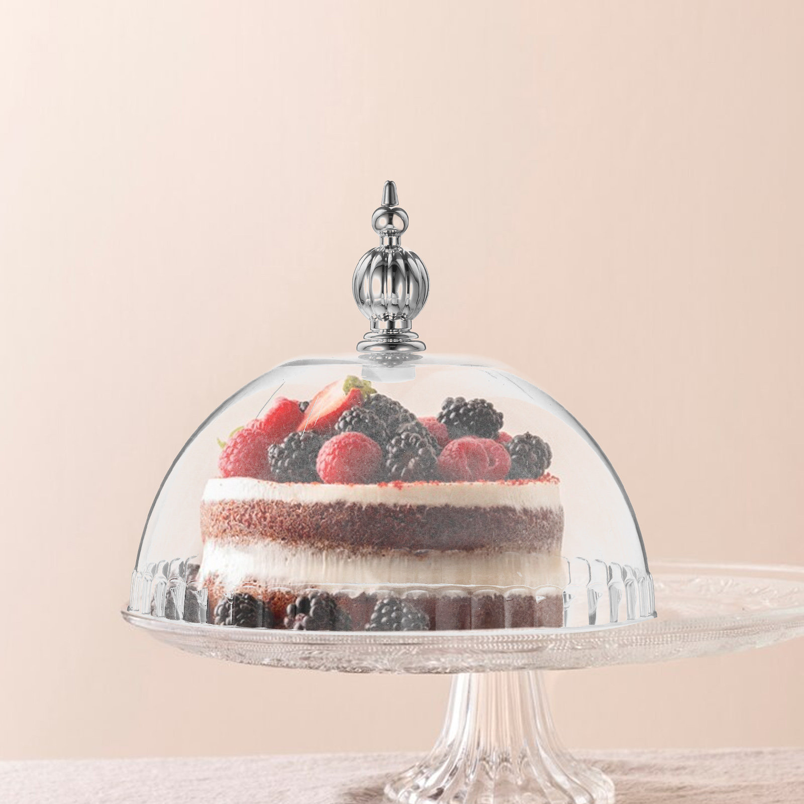 Clear Plastic Cake Dome Cover  - огляд і ціна Plastic Dome Clear