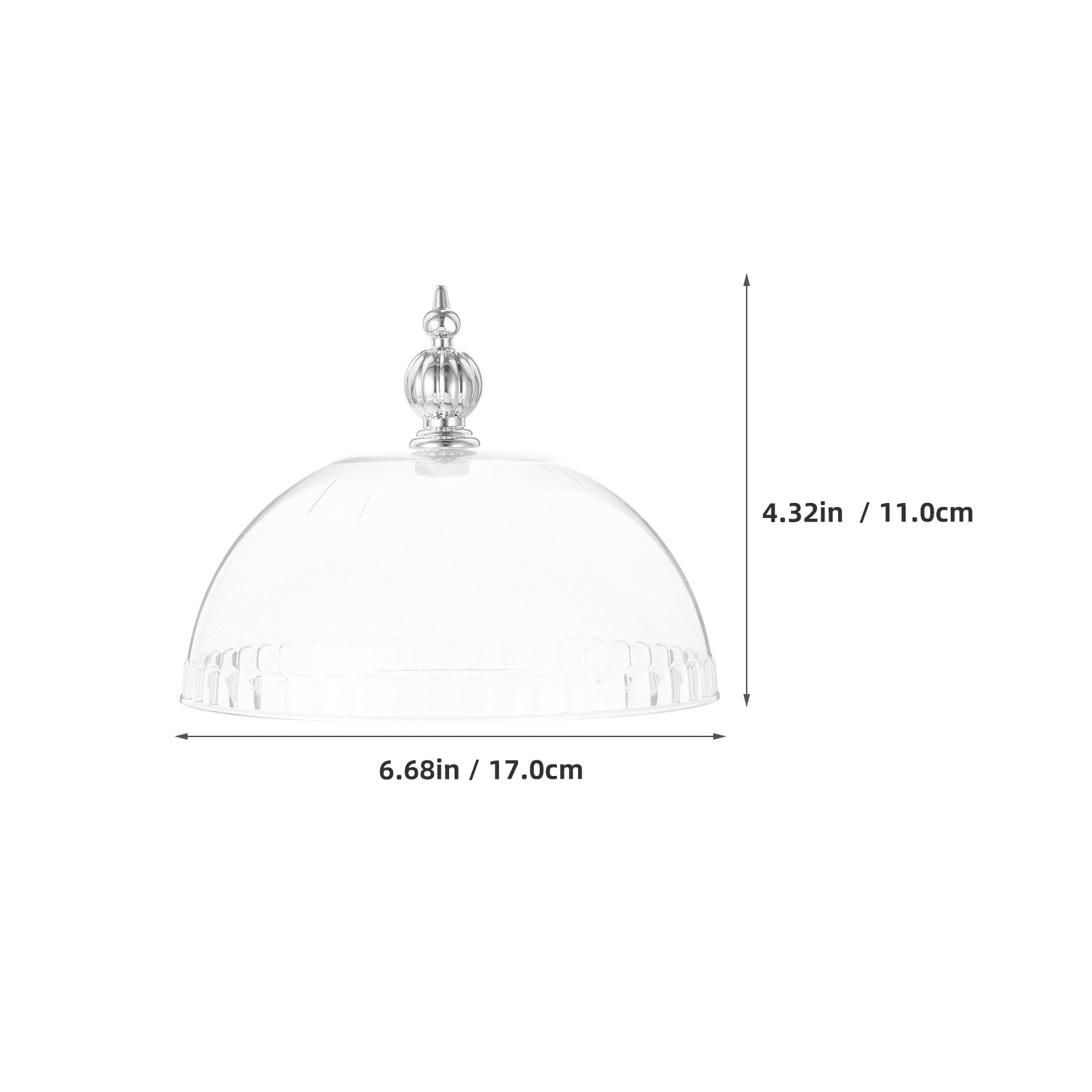 Clear Plastic Cake Dome Cover  - огляд і ціна Plastic Dome Clear