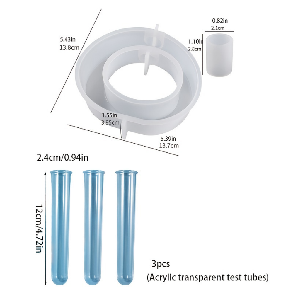 4PCS Flower Vase Silicone Mold - огляд і ціна Propagation Station Vase