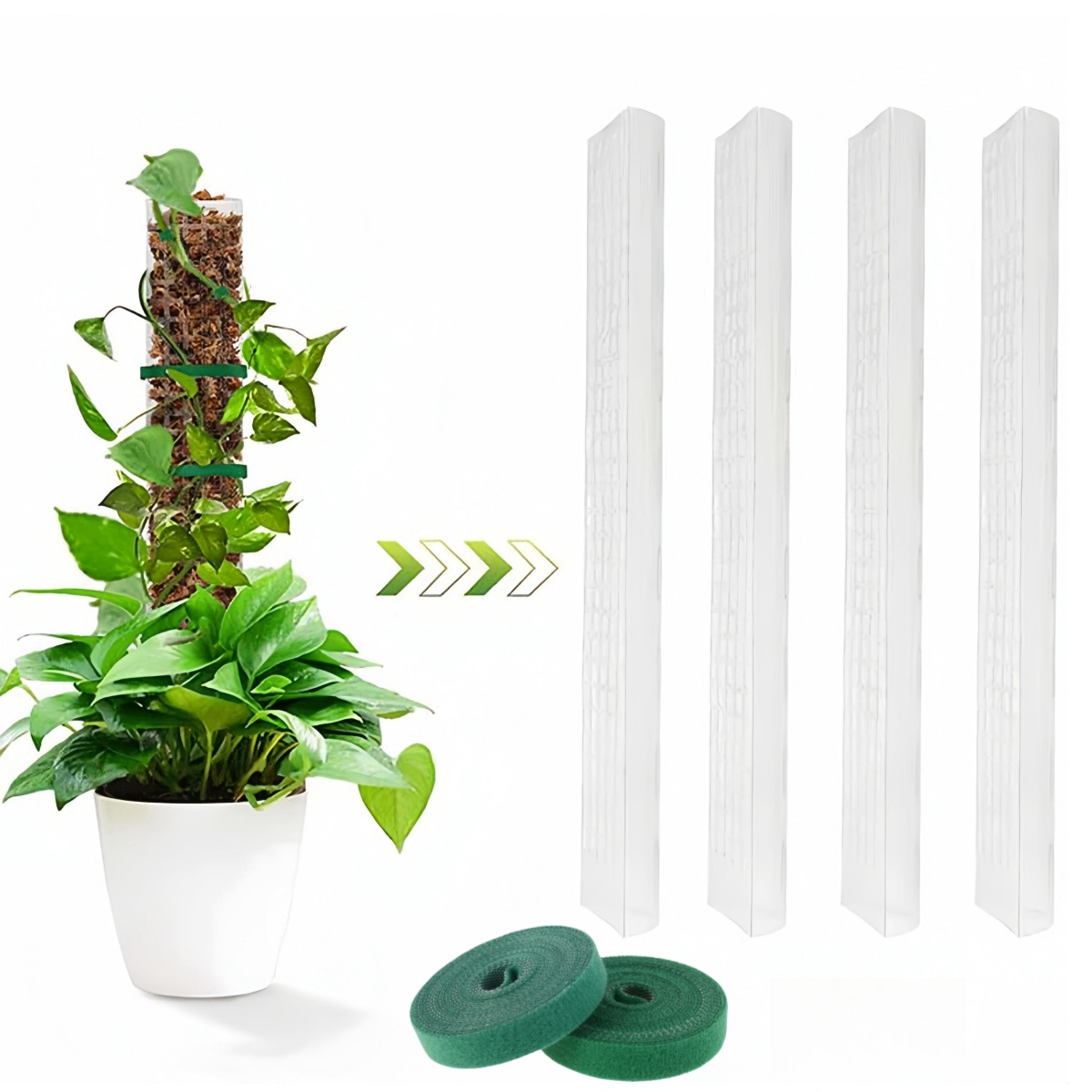 2/4/6Pcs Moss Pole Plastic Pla - огляд і ціна Sphagnum Moss Dry