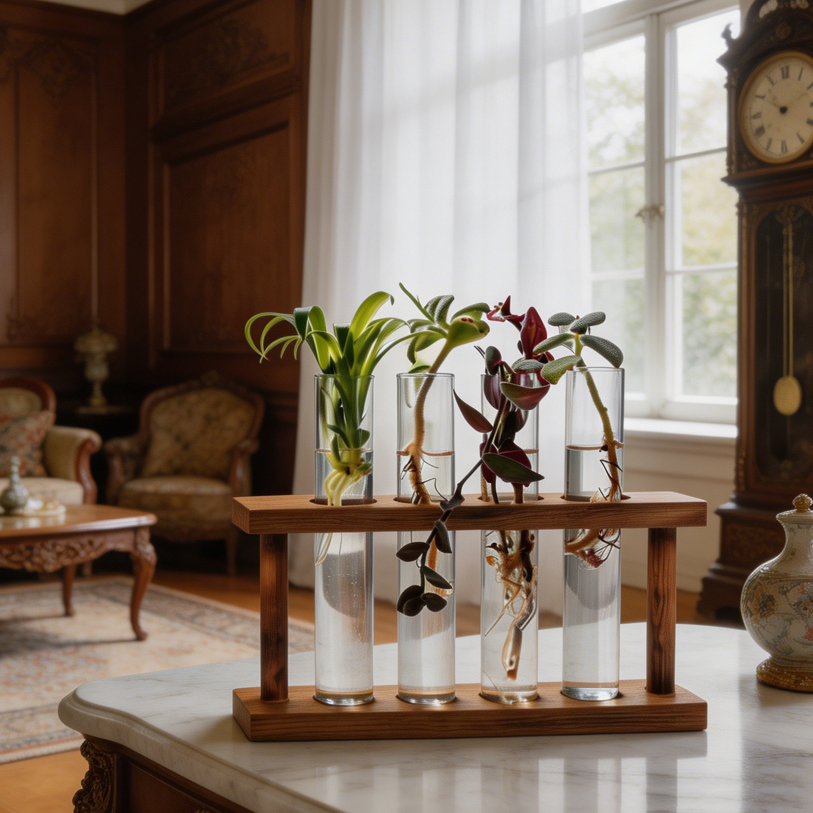 Wooden Plant Propagation Stati - огляд і ціна Propagation Station Vase