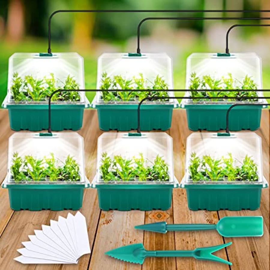 Seed Starter Tray with Light,  - огляд і ціна Humidity Dome Kit